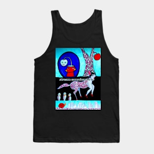 Stream Consciousness on a Horse with Birds and Apples Tank Top